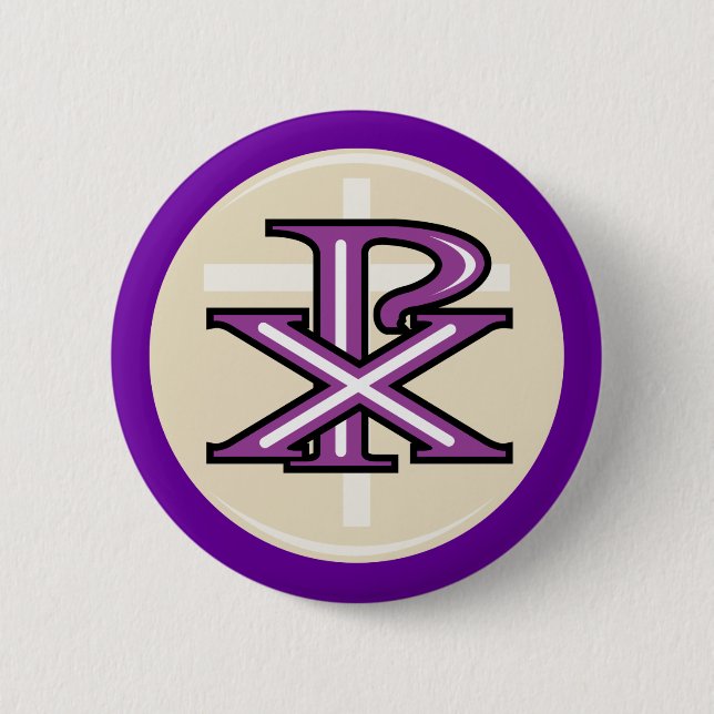 Christliches Symbol Button (Vorderseite)