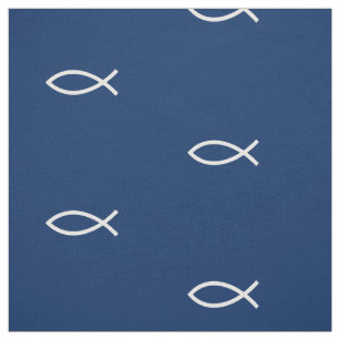 Christliches Symbol für Fischzeichen Muster für be Stoff