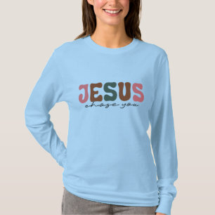 Christliches T-Shirt für Frauen Jesus hat dich aus