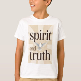 Christliches T-Shirt für Kinder - Geist und Wahrhe