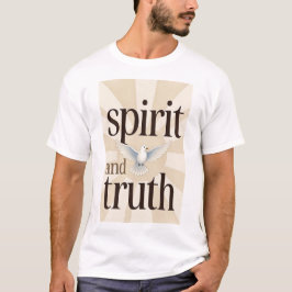 Christliches T-Shirt für Männer 'Geist und Wahrhei