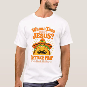 Christliches Taco Cinco de Mayo Glaubensdesign T-Shirt