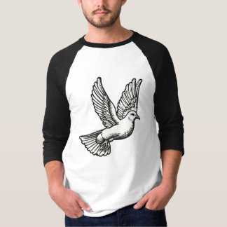 Christliches Tauben Baseball T-Shirt