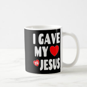 Christliches Valentins-Shirt - Ich gab mein Herz J Kaffeetasse