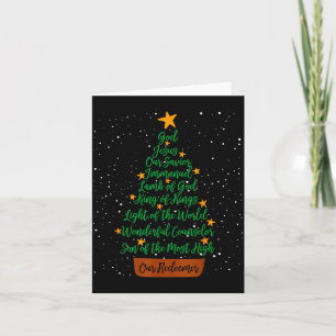 Christliches Weihnachten Jesus Bibel Namen Xmas Ba Karte