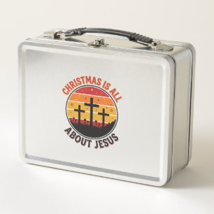 Christliches Weihnachten Jesus Sonnenuntergang Kre Metall Brotdose