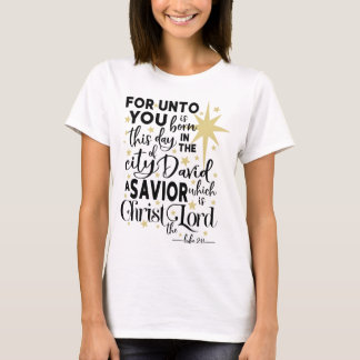 Christliches Weihnachtsbibelangebot Zitat religiös T-Shirt