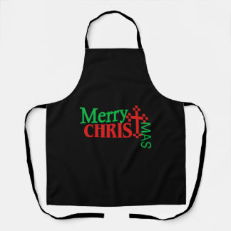 Christliches Weihnachtsgeschenk für Damen und Herr Schürze