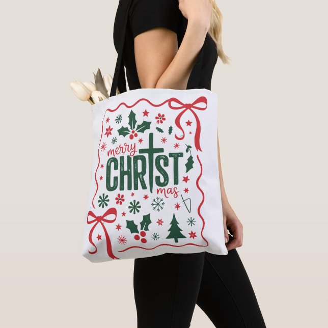 Christliches Weihnachtskreuz Zeichen Jesus Christu (Von Nahem)