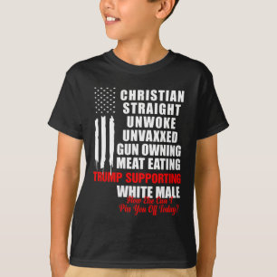 Christliches, weißes Licht, Vintages Amerika Fl. T-Shirt