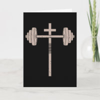 Christliches Workout Hantel Kreuz Hantel Gym Jesus