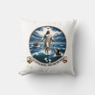 Christliches Wunder-Geschenkset: Walk On Water App Kissen