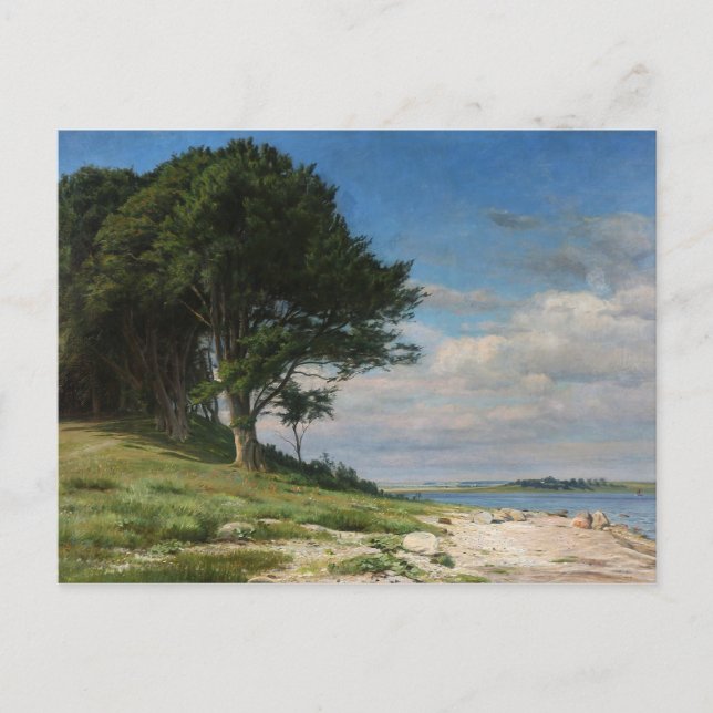Christliches Zacho - Der Strand von Bramsaesvig Postkarte (Vorderseite)