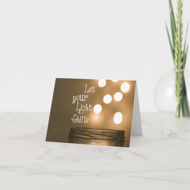 Christliches Zitat aus der Inspirationsbibel Karte (Vorderseite)