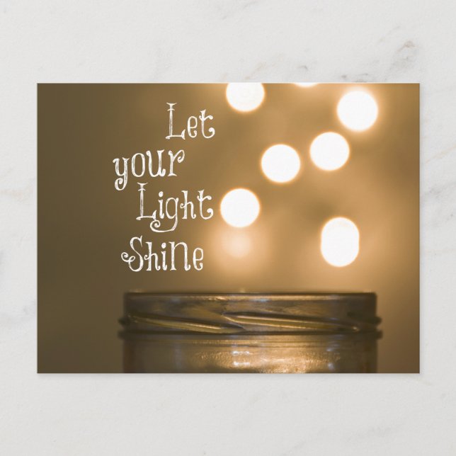 Christliches Zitat aus der Inspirationsbibel Postkarte (Vorderseite)