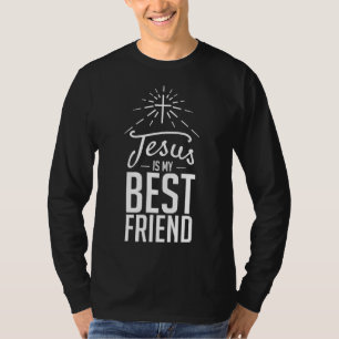 Christliches Zitat Jesus ist mein bester Freund T-Shirt