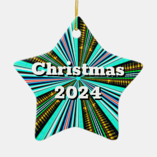 Christma 2024 (die Worte ändern) Keramik Ornament