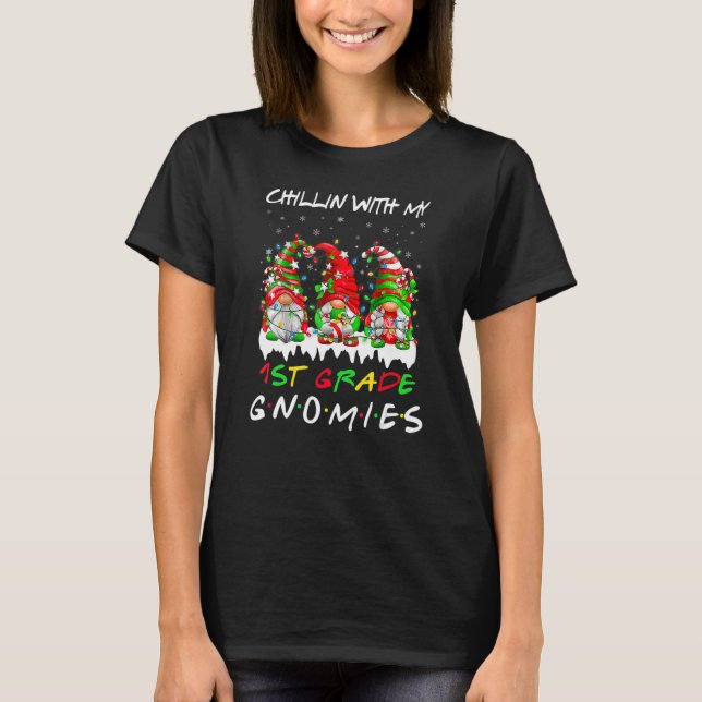 Christma, Schülerin mit meiner 1. Gnomies-Lehrerin T-Shirt (Vorderseite)