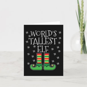 Christma von der weltgrößten Elf Matching Family G Karte