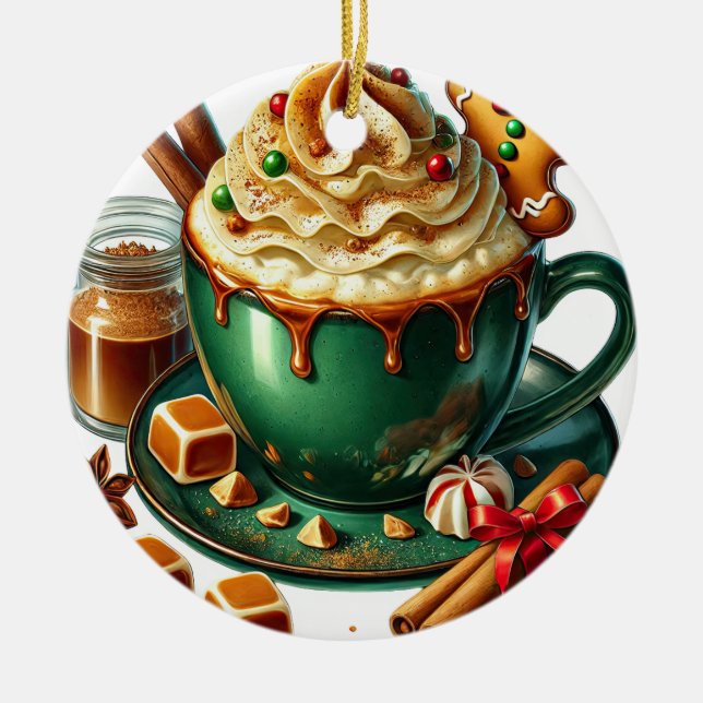 Christman Coffee Ornament (Vorne)