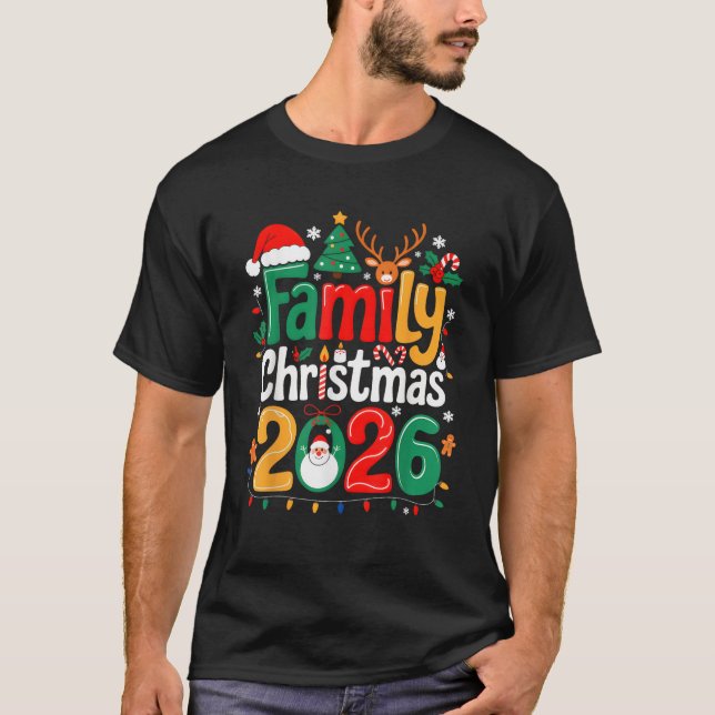 Christmas 2026 Family Matching Costume Team Santa  T-Shirt (Vorderseite)