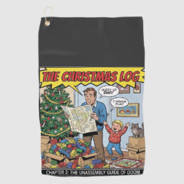 christmas 2 golfhandtuch