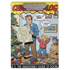 christmas 2 klemmbrett