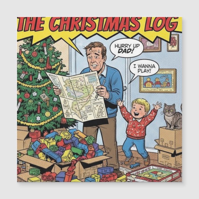 christmas 2 magnetkarte (Vorderseite)