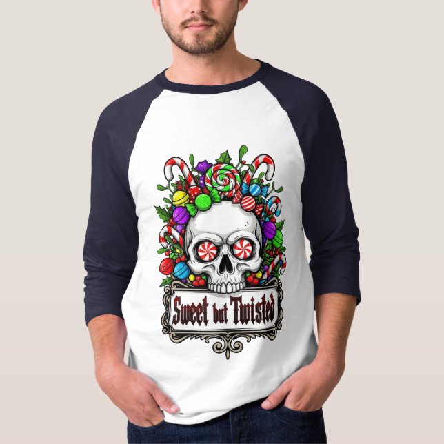Christmas 3/4 Sleeve Raglan T-Shirt (Vorderseite)