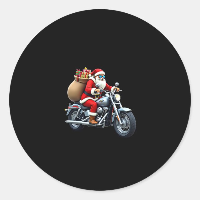 Christmas (5) runder aufkleber (Vorderseite)