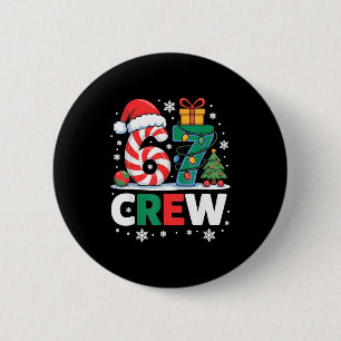 Christmas 67 Crew Brainrot Candy Cane Lichter  Button