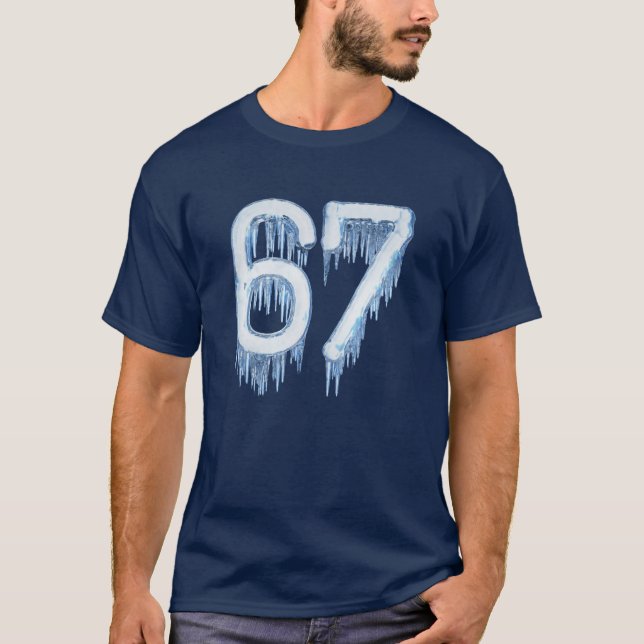 Christmas 67 Tee Funny Gen Z Meme Six Seven (Vorderseite)