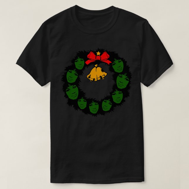 Christmas A Kranz A Franklin T-Shirt (Design vorne)