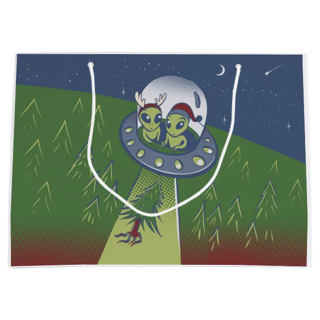 Christmas abduction große geschenktüte (Vorderseite)