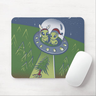 Christmas abduction mousepad