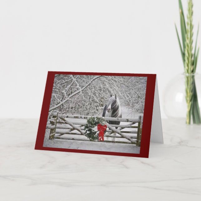 CHRISTMAS "ACROSS THE MILES" KARTE (Vorderseite)