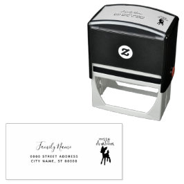Christmas Address Self-inking Stamp Permastempel
