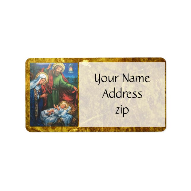 Christmas Adressaufkleber (Vorne)