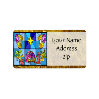 Christmas Adressaufkleber