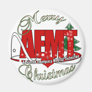 CHRISTMAS AEMT Advanced Emergency Medical Tech Magnet