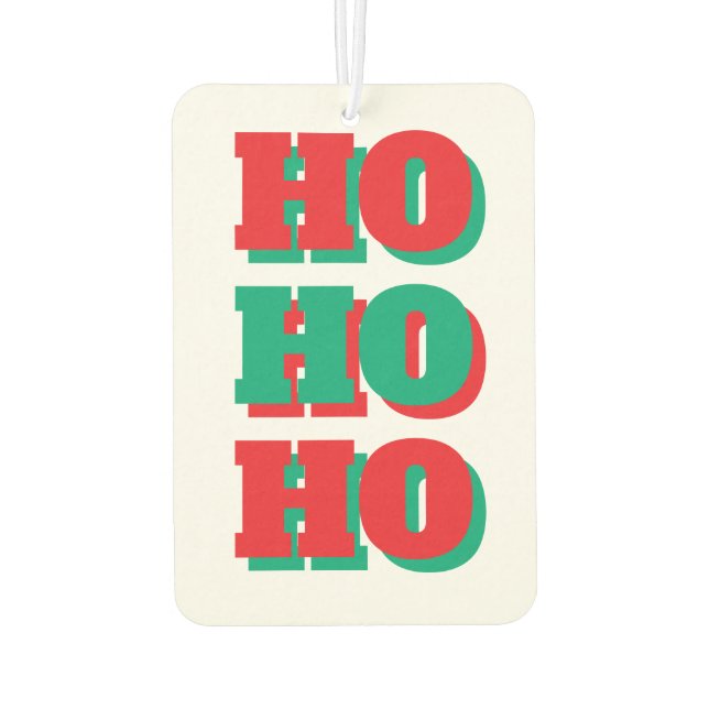 Christmas Air Freshener Autolufterfrischer (Rückseite)