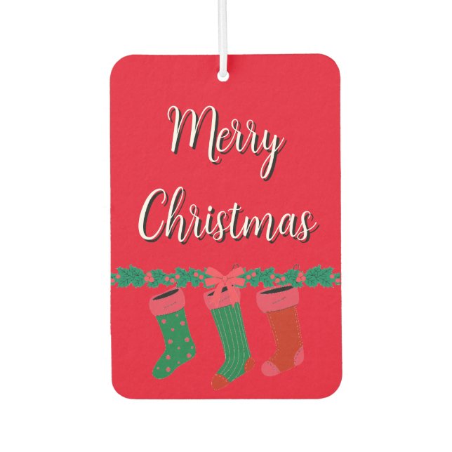 CHRISTMAS AIR FRESHENER AUTOLUFTERFRISCHER (Vorderseite)