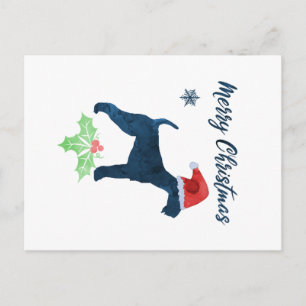 Christmas Airedale Terrier Postkarte