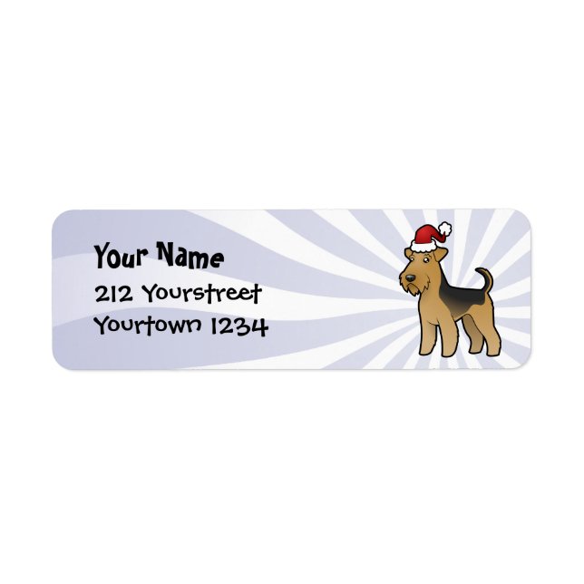 Christmas Airedale Terrier / Welsh Terrier (Vorne)