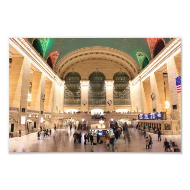 CHRISTMAS AM GRAND CENTRAL STATION IN NEW YORK FOTODRUCK (Vorne)