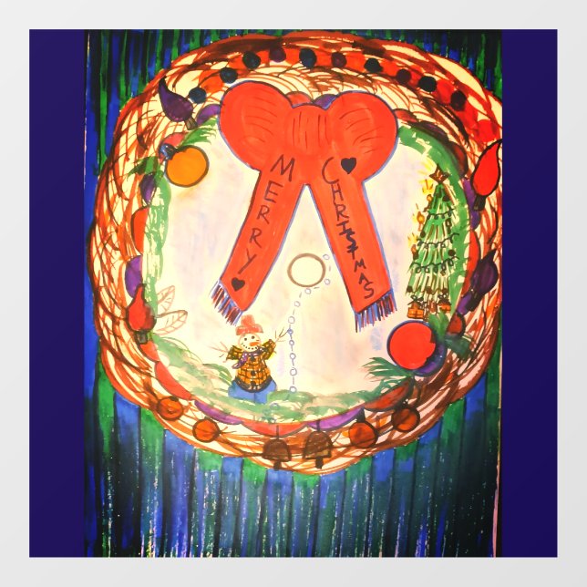 Christmas and Holiday Cheer! Fensteraufkleber (Blatt)