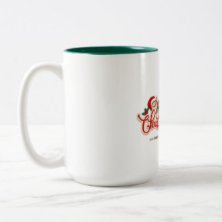 Christmas and New year mug Zweifarbige Tasse