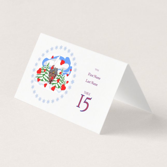 Christmas and New Year Wedding table (Vorderseite)