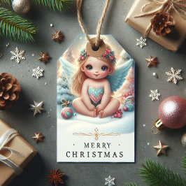 Christmas Angel baby-Geschenk-Tag Geschenkanhänger