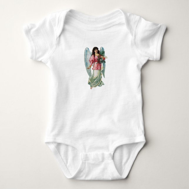 Christmas Angel Baby T-Shirt Baby Strampler (Vorderseite)